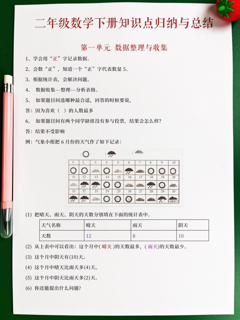 二年级数学下册重难点知识归纳，二年级整学期的重点考点都在这里，家长打印出来给孩子练习！二年级 二年级数学 二年级数学重点归纳.pdf_第3页