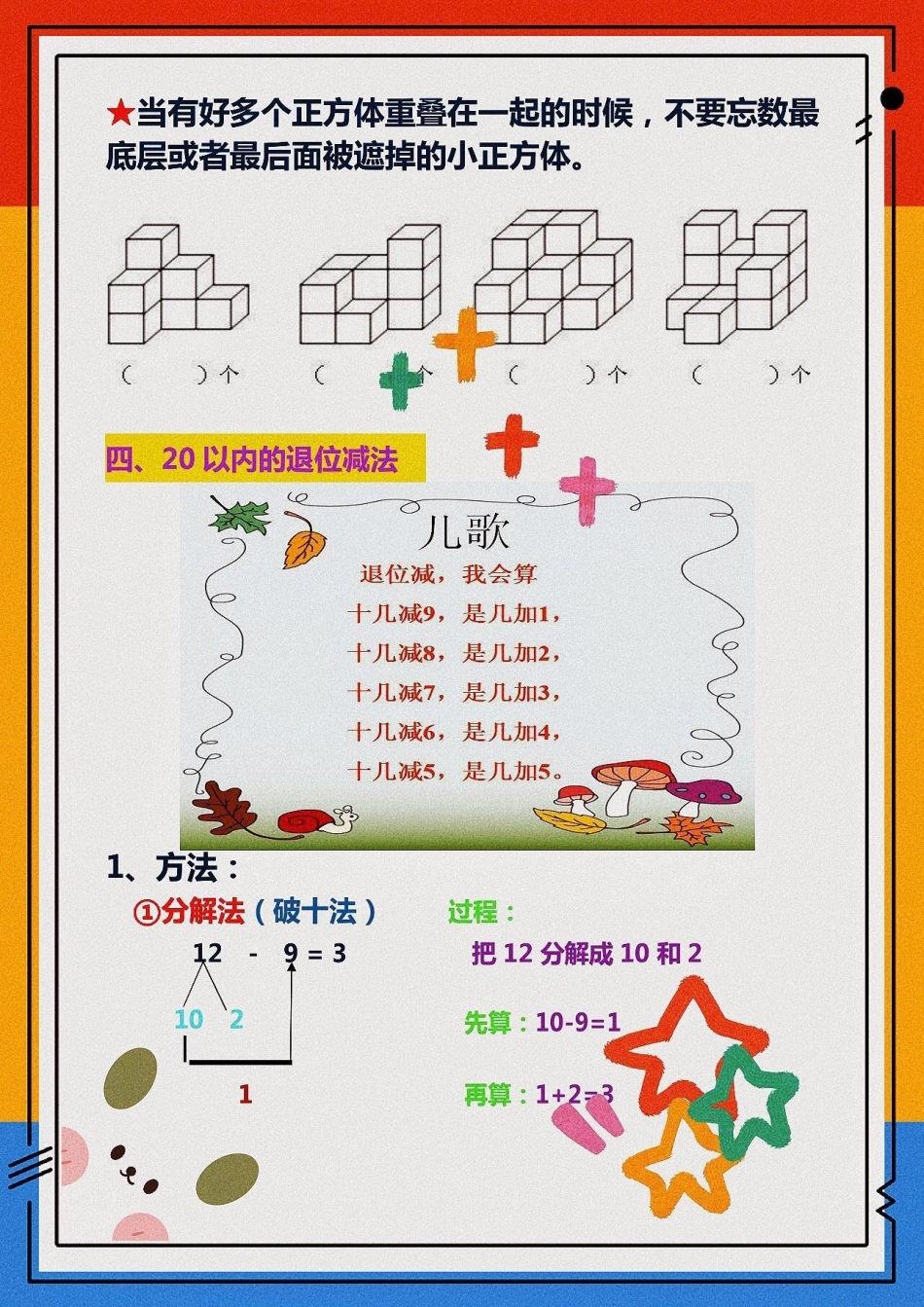 一年级下册数学全册知识点梳理汇总小学数学 数学思维 教育 学习.pdf_第3页