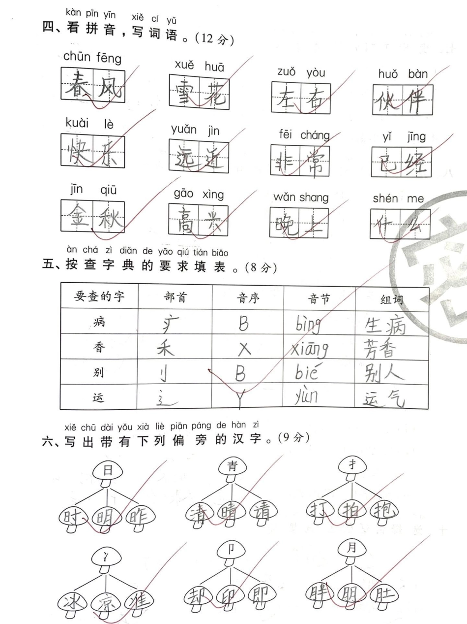 一年级下册语文：拼音与字词100分冲刺。一年级 知识分享 育儿 宝妈 记录真实生活.pdf_第2页