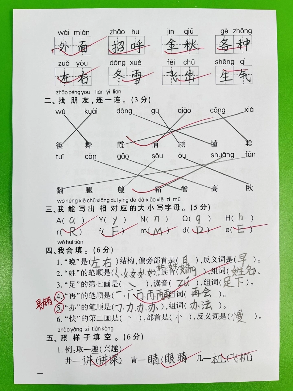 一年级下册语文字词复习专项练习。一年级语文下册 期末复习 知识点总结  一年级.pdf_第2页