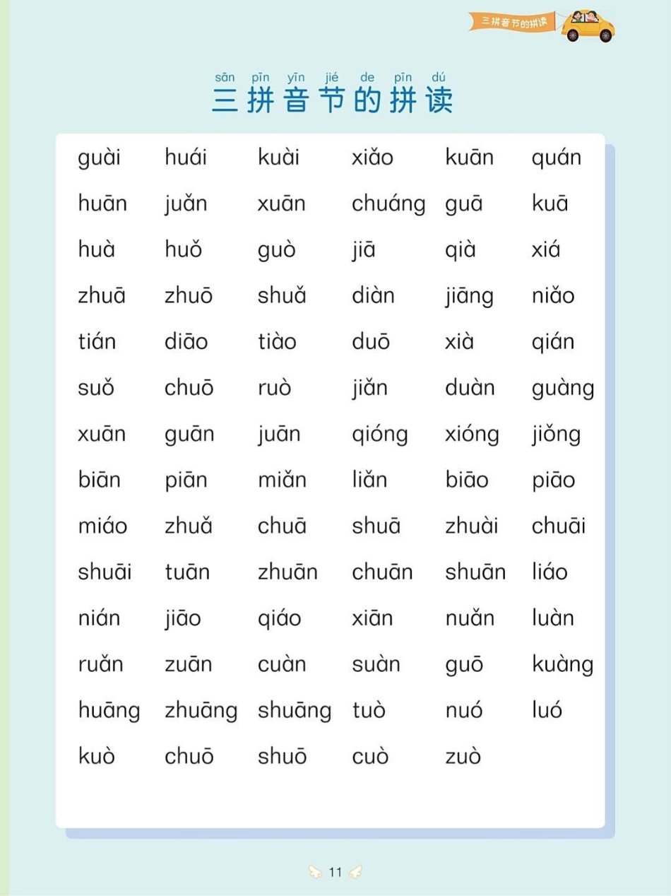 一年级语文上册拼音字母拼读拼写累积。学霸秘籍 进步一点点 关注我持续更新小学知识 小学语文怎么学 拼音.pdf_第3页