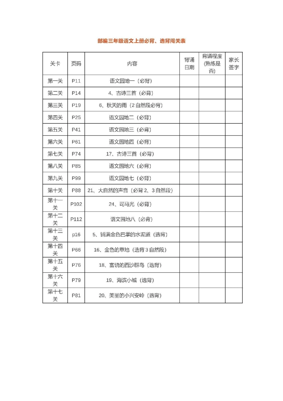 三年级 感谢 三年级语文都是考点，一定要背会.pdf_第1页