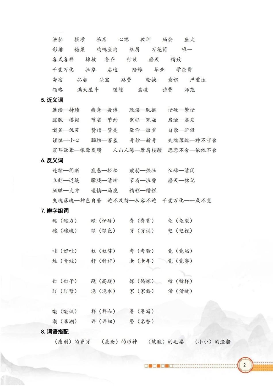 五年级上册语文第六单元知识总结五年级上册语文 语文第六单元 知识点总结 五年级语文知识点 学习资料分享.pdf_第3页