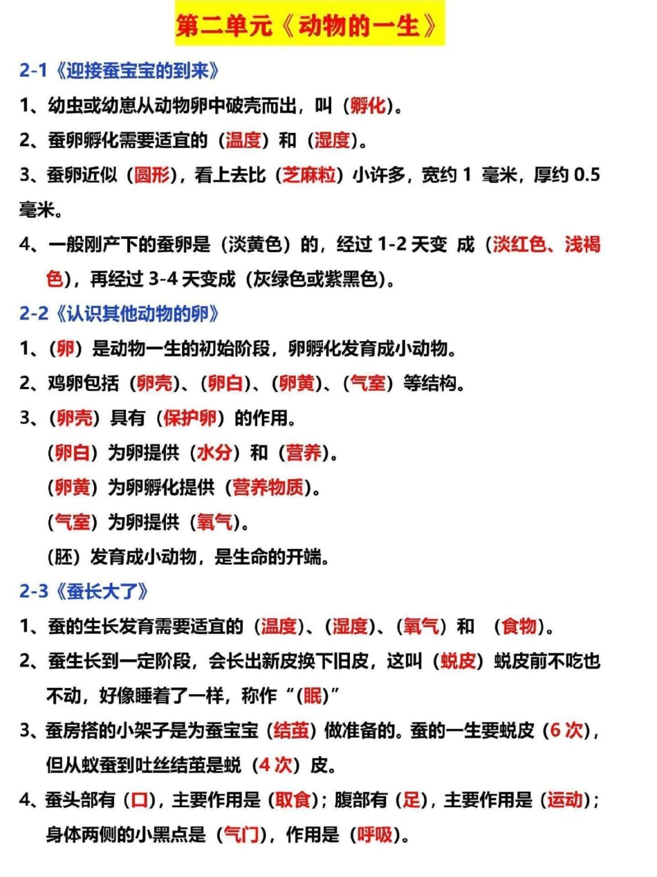 三年级下册科学全册知识点汇总。科学全册的重点常考必考知识点都已经整理汇总，电子版共8页可打印三年级  三年级下册 家长收藏 三年级语文.pdf_第3页