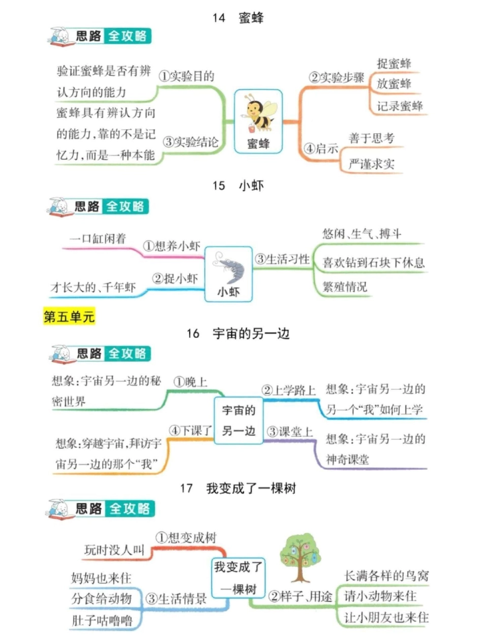 三年级语文下册1-8单元课文知识思维导图。三年级下册语文知识点总结三年级 三年级语文 开学了 三年级语文下册三年级下册语文.pdf_第2页