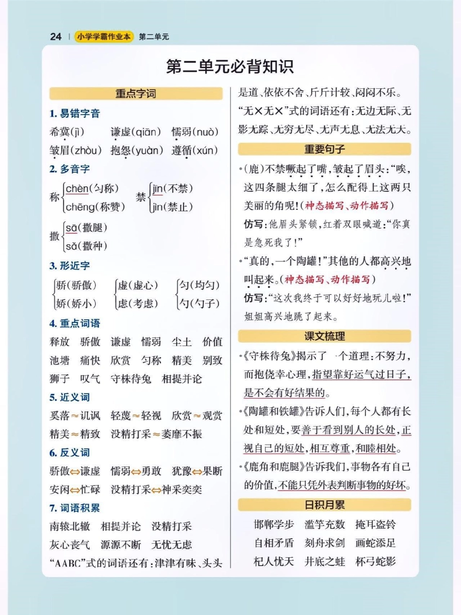 三年级语文下册期末复习汇总。期末复习 知识点总结 小学语文知识点 三年级语文 儿童节  创作者中心.pdf_第2页