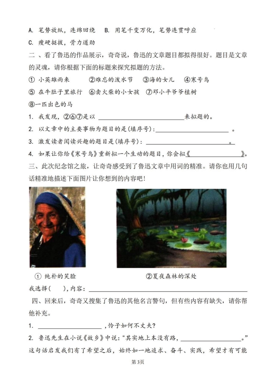 六上第八单元素养练习.pdf_第3页