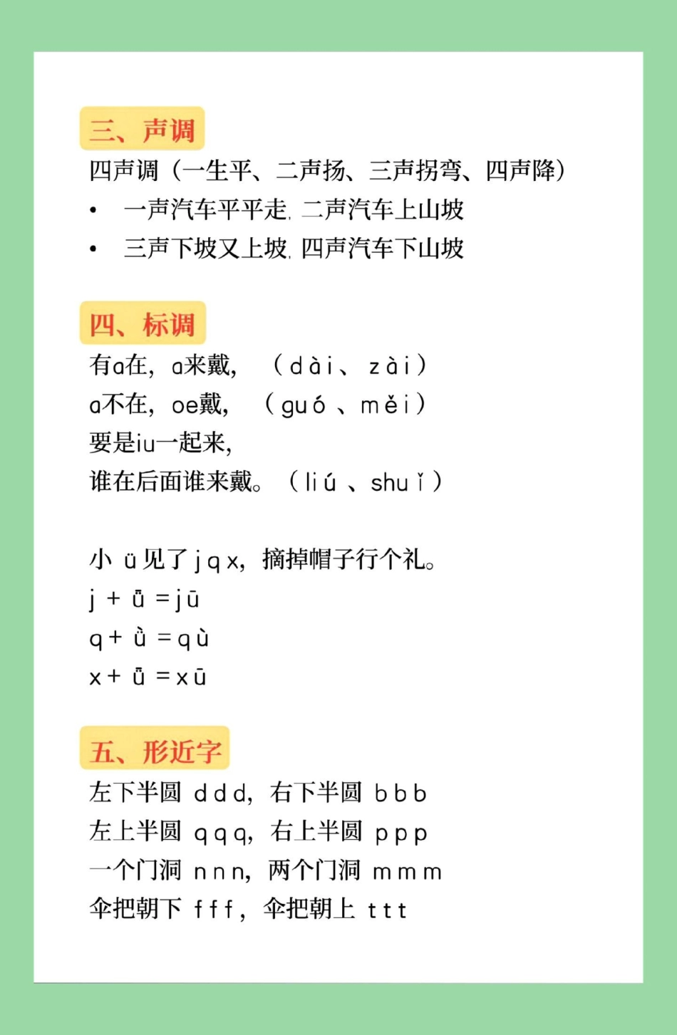 学习资料分享  幼小衔接拼音 家长为孩子保存学习.pdf_第3页