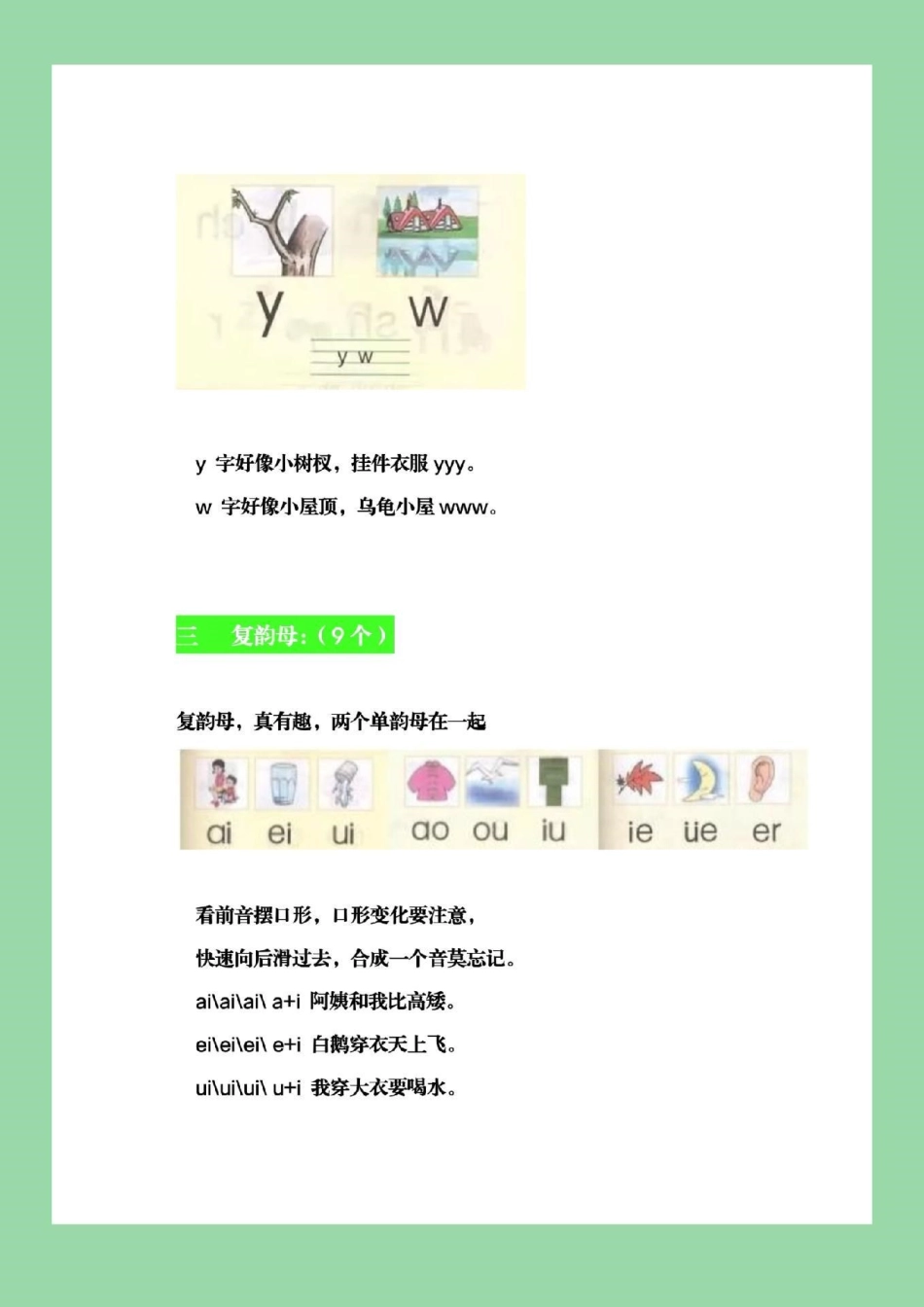 幼小衔接 汉语拼音 家长为孩子保存，全是重点.pdf_第3页