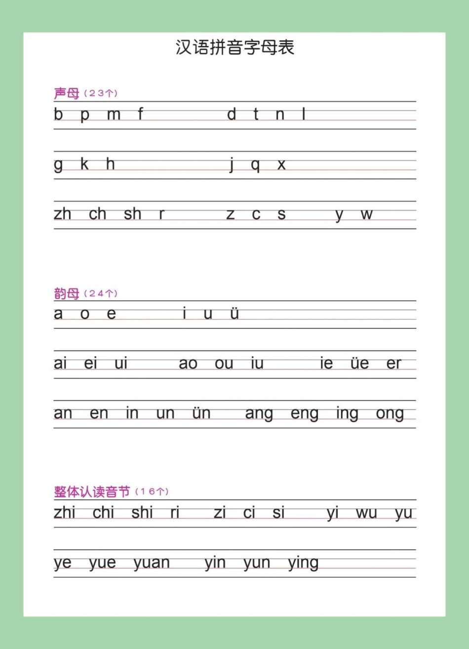 幼小衔接 一年级拼音.pdf_第2页