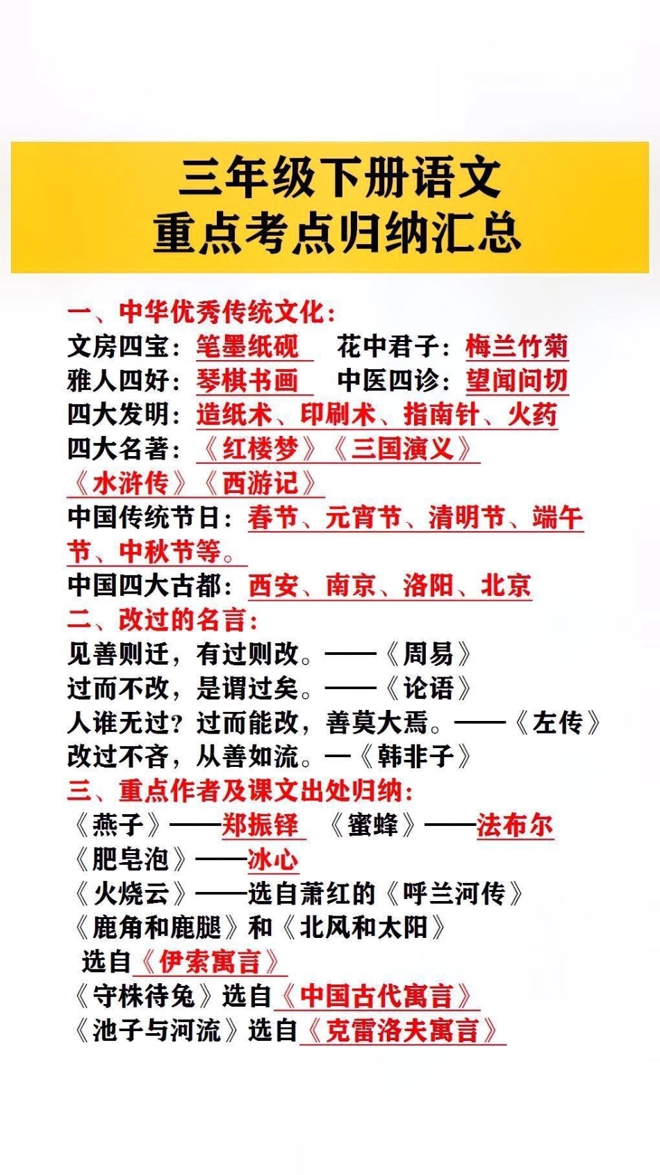 重点考点归纳汇总期末复习 必考考点 618好物节.pdf_第1页