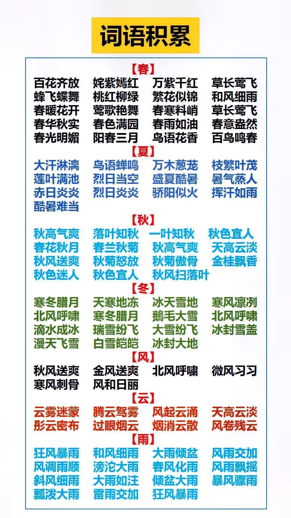 词语积累替孩子保存起来吧！学习 词语.pdf_第2页