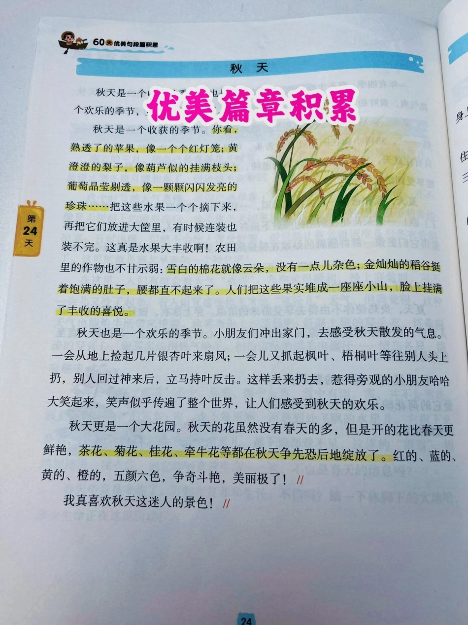 孩子作文写不好，平时多积累，多阅读，多输入优美句段，学会活学活用，有输入才有输出好书分享 优美句子积累 作文素材.pdf_第3页