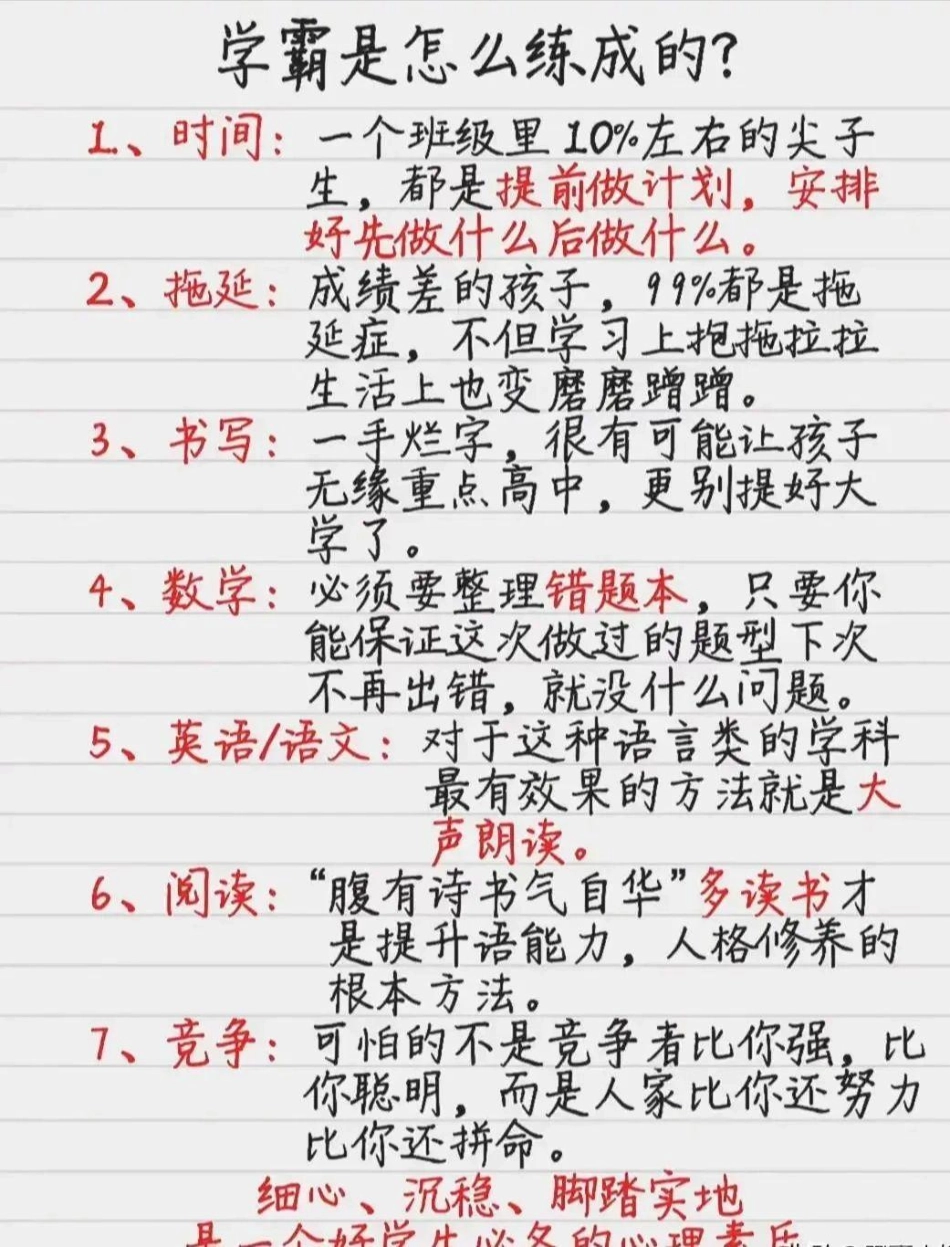 看看别人家的孩子是怎么养成好习惯，成为学霸的家长必读.pdf_第1页