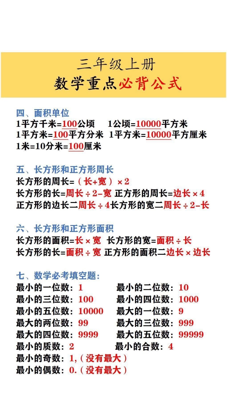 数学必备重点公式小学数学 必考考点.pdf_第2页