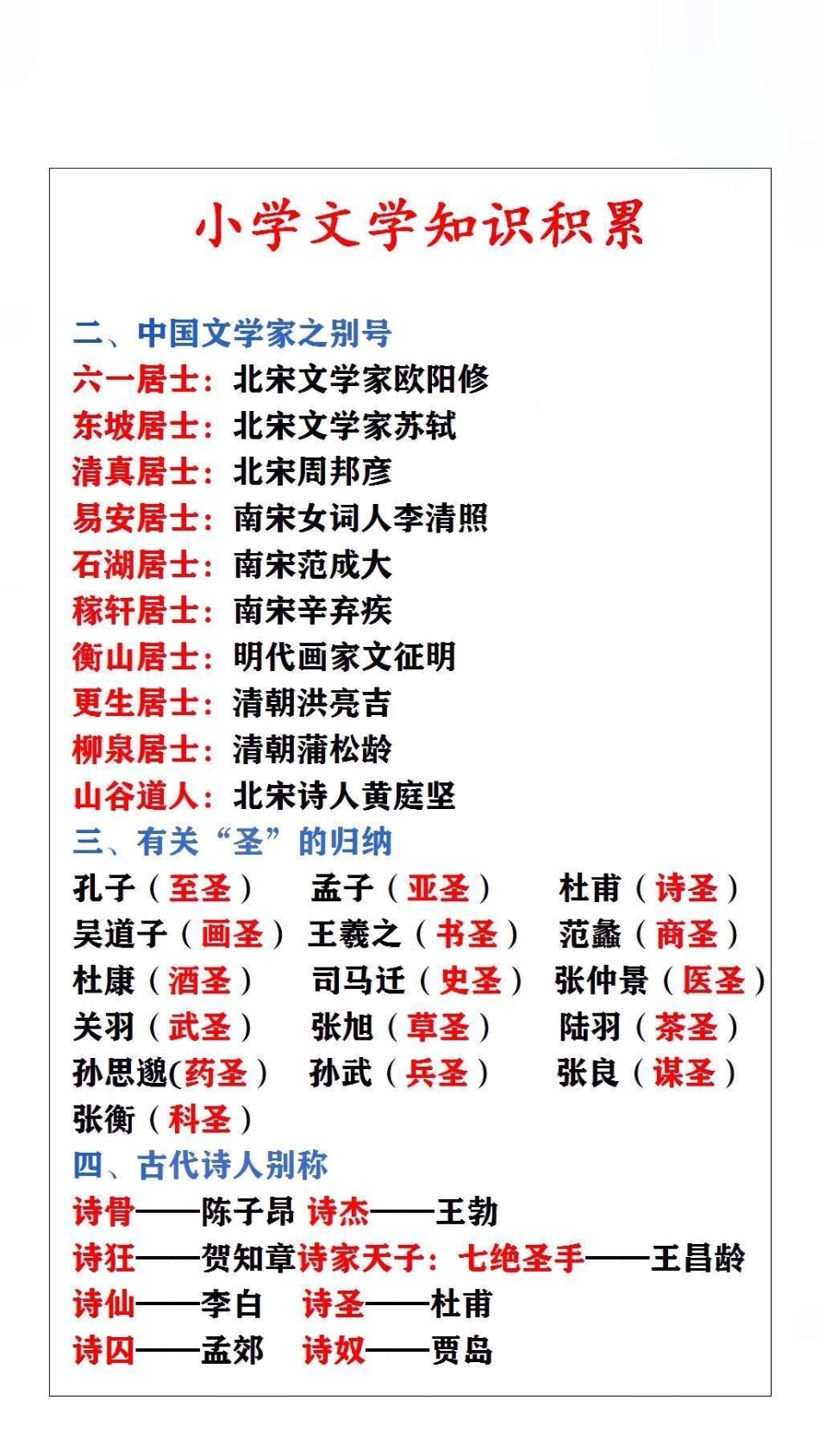 小学文学知识积累文学常识 618好物节.pdf_第2页