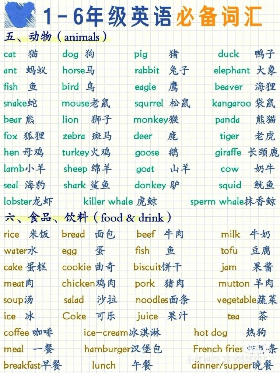 小学英语必背单词汇总小学英语单词.pdf_第2页