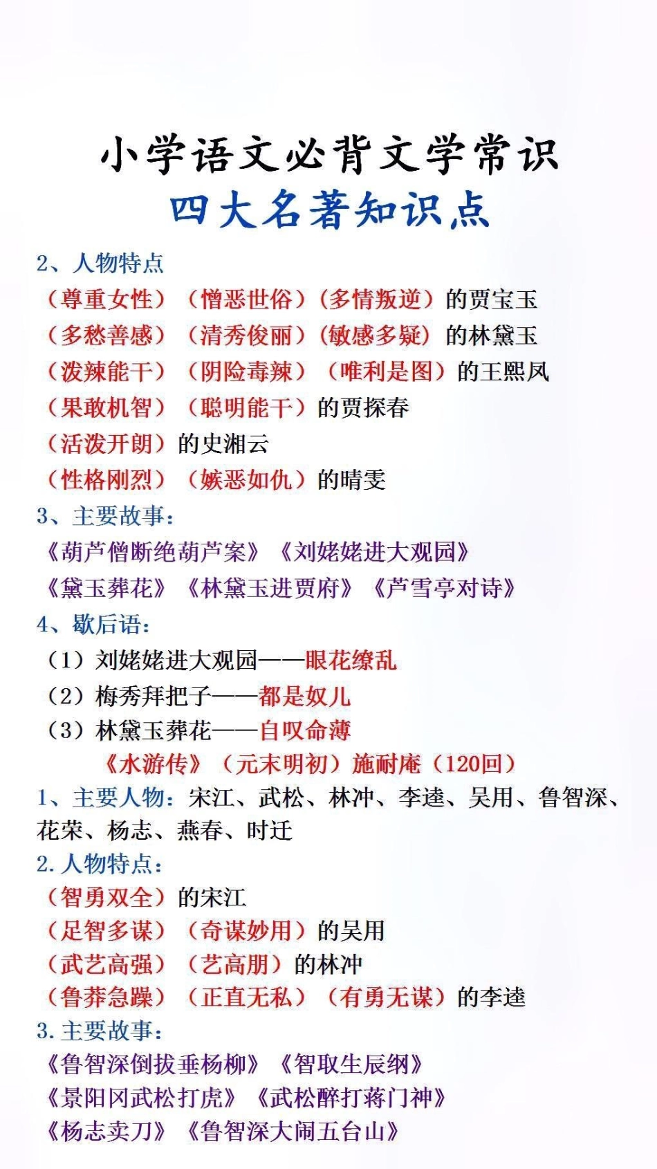 小学语文必背四大名著知识点必考考点.pdf_第2页