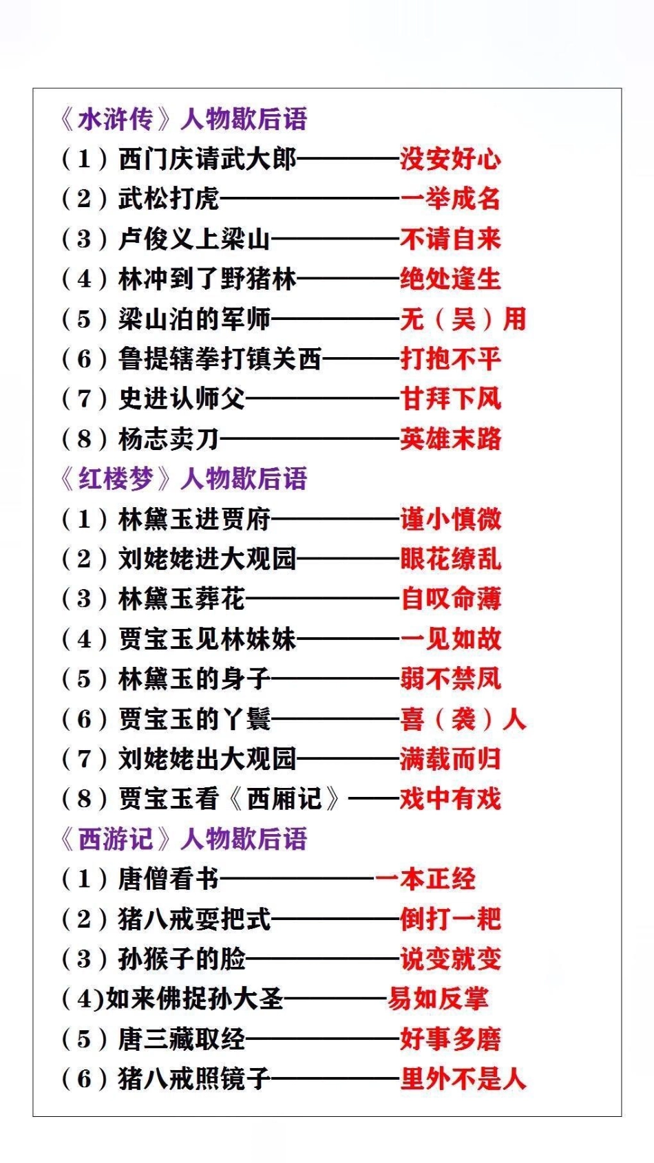 小学语文常考课外文学常识。必考考点.pdf_第2页