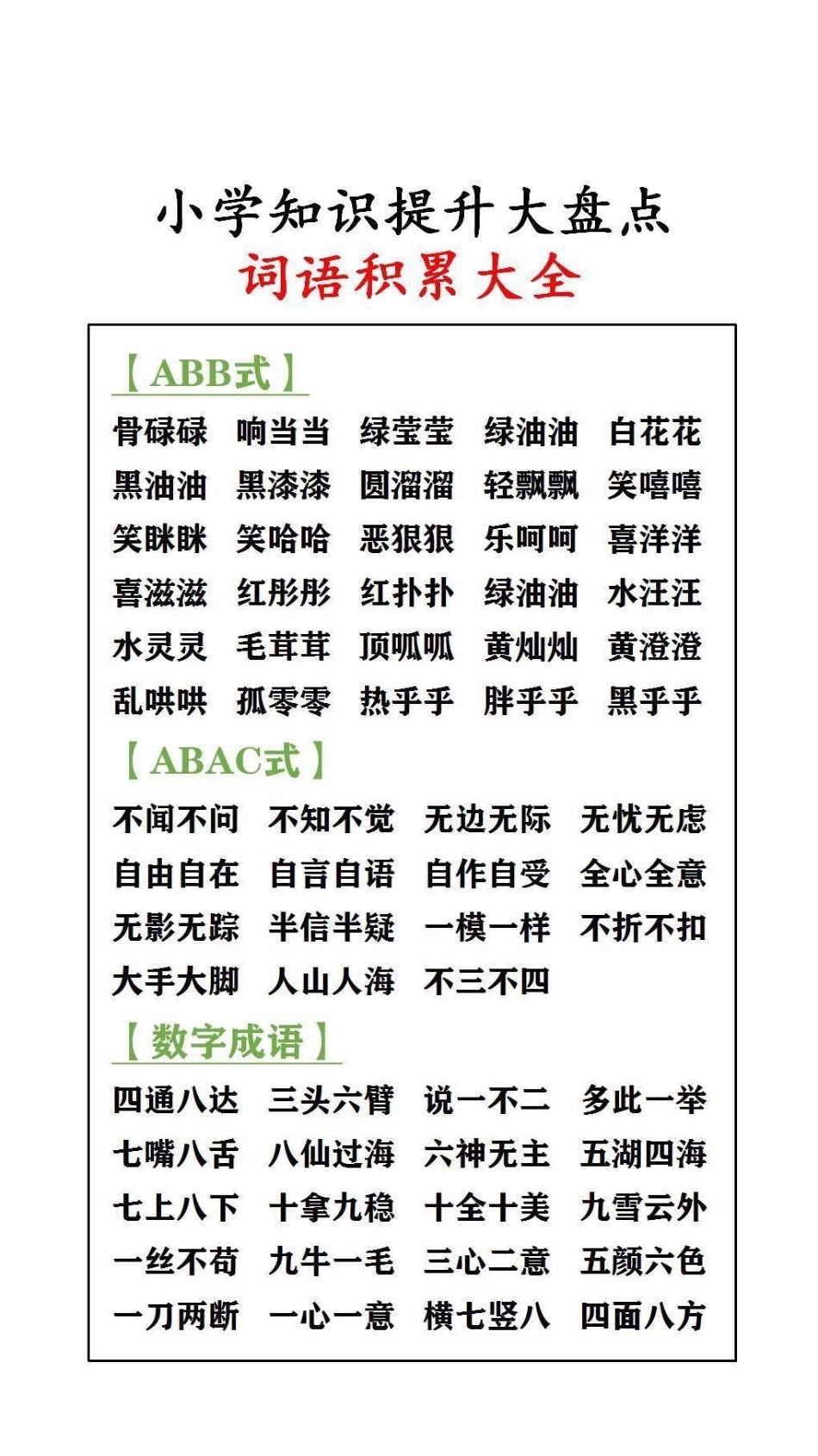 小学知识大盘点，词语积累成语.pdf_第2页