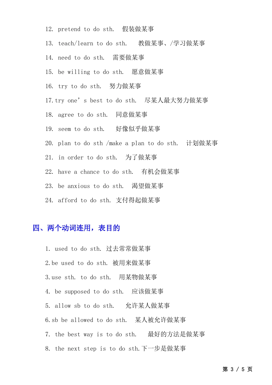 _初中英语动词考点归纳.docx_第3页