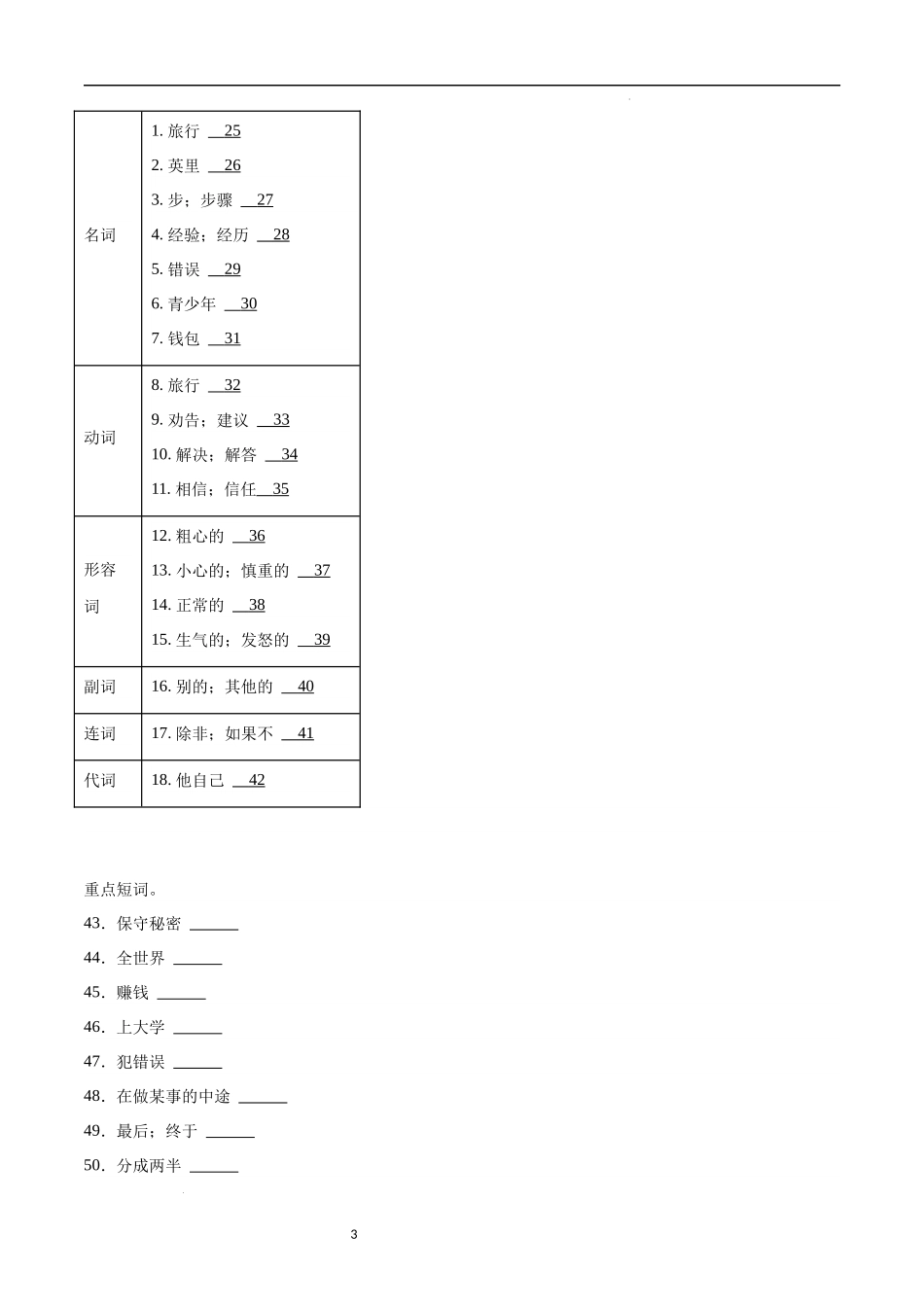 Unit 10  If you go to the party, you'll have a great time!  基础知识把关练.docx_第3页