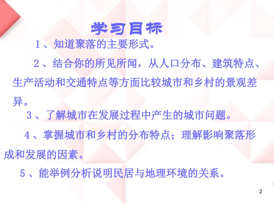 七年级上 地理 商务星球版 第五章 世界的居民《聚落——人类的聚居地》合作探究课件.ppt_第2页