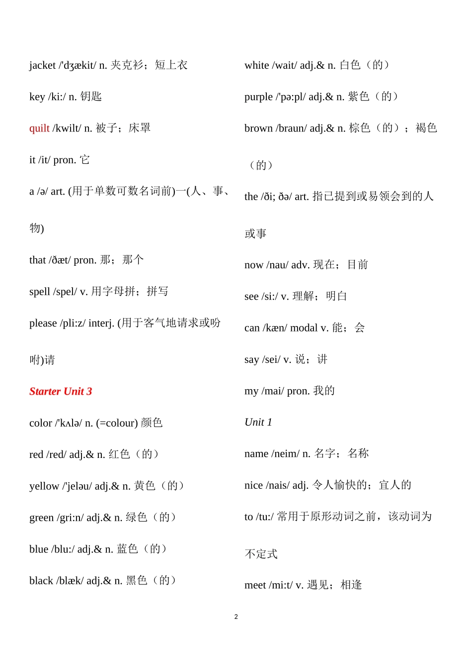 人教版初中英语单词汇总表.docx_第2页