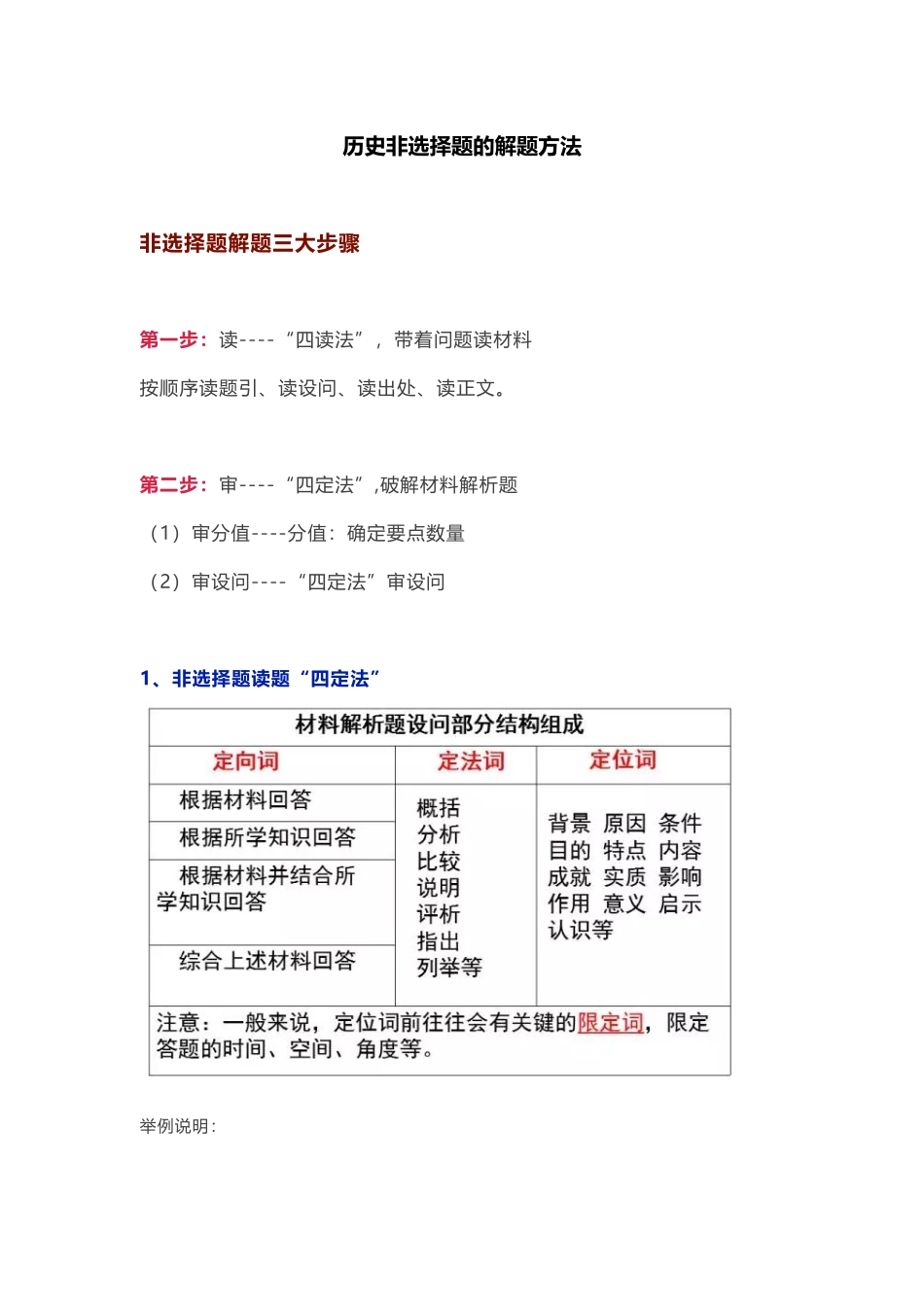 历史非选择题的解题方法.doc_第1页