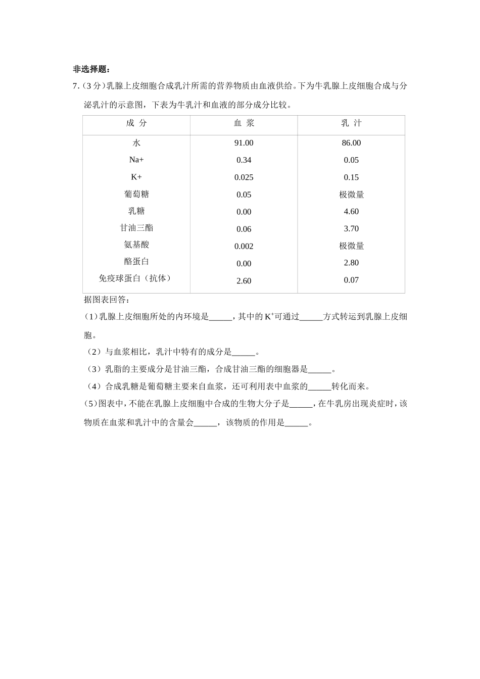 2011年天津市高考生物试卷   .doc_第3页