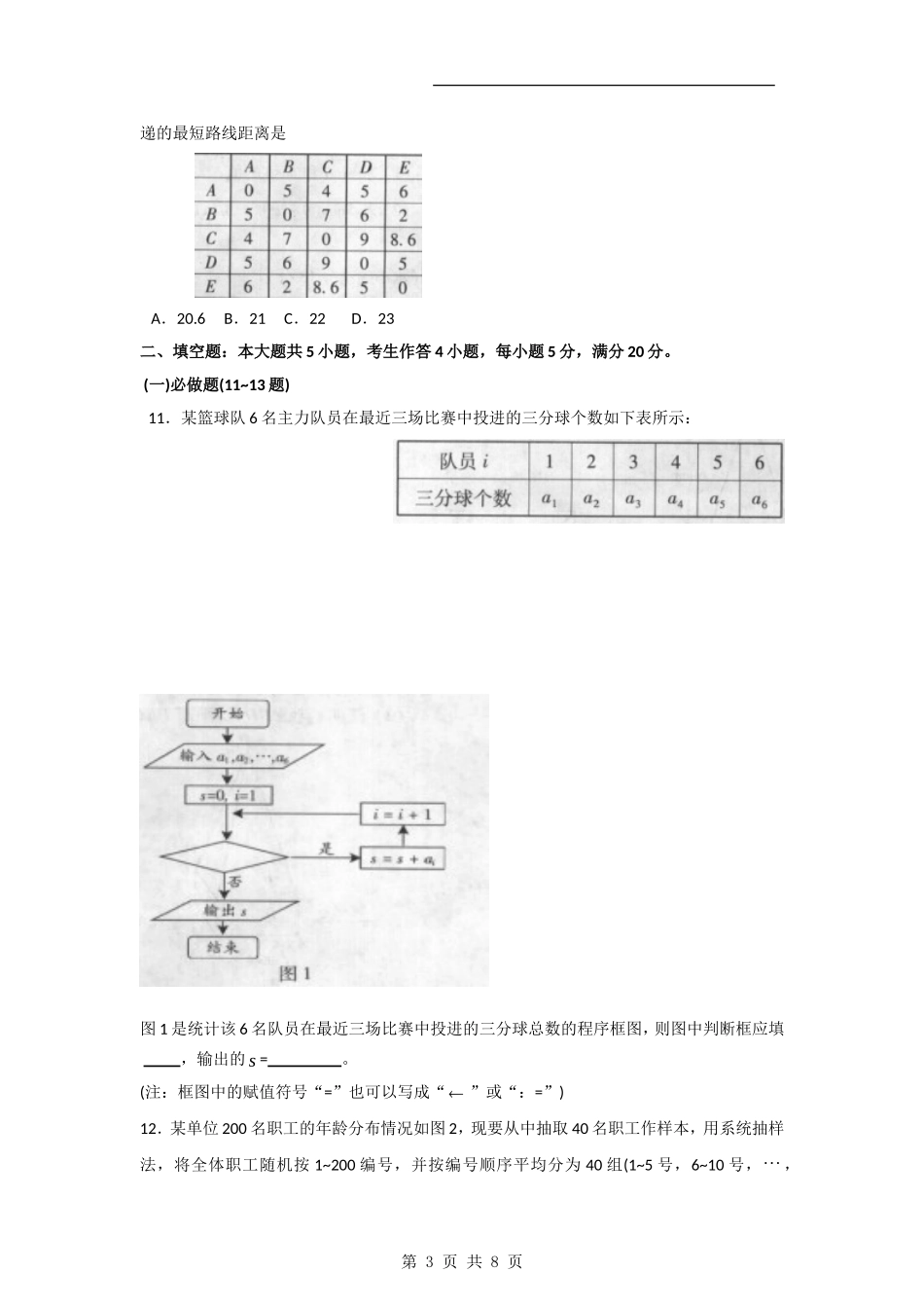 2009年广东高考（文科）数学（原卷版）.doc_第3页