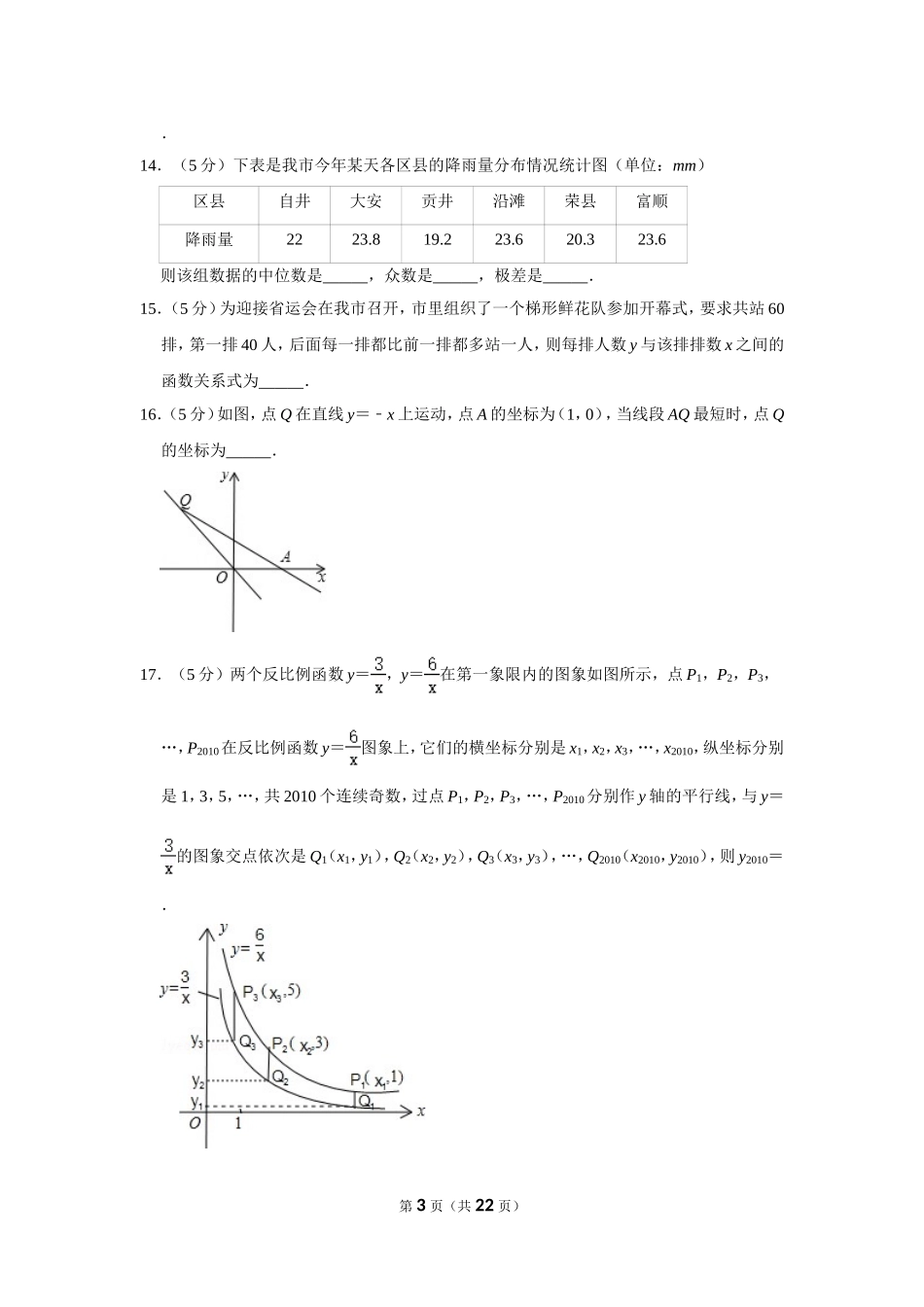 2010年四川省自贡市中考数学试卷.doc_第3页