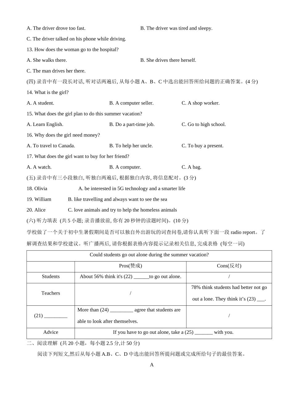 2020年山东省德州市中考英语试题.docx_第2页