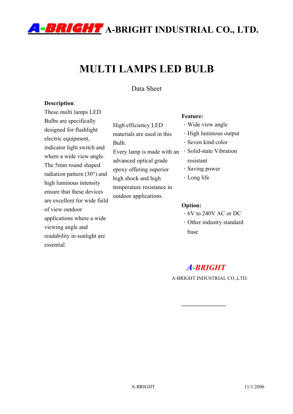 AB-125W3A-12V0-B20-0 (A-BRIGHT).pdf_第1页