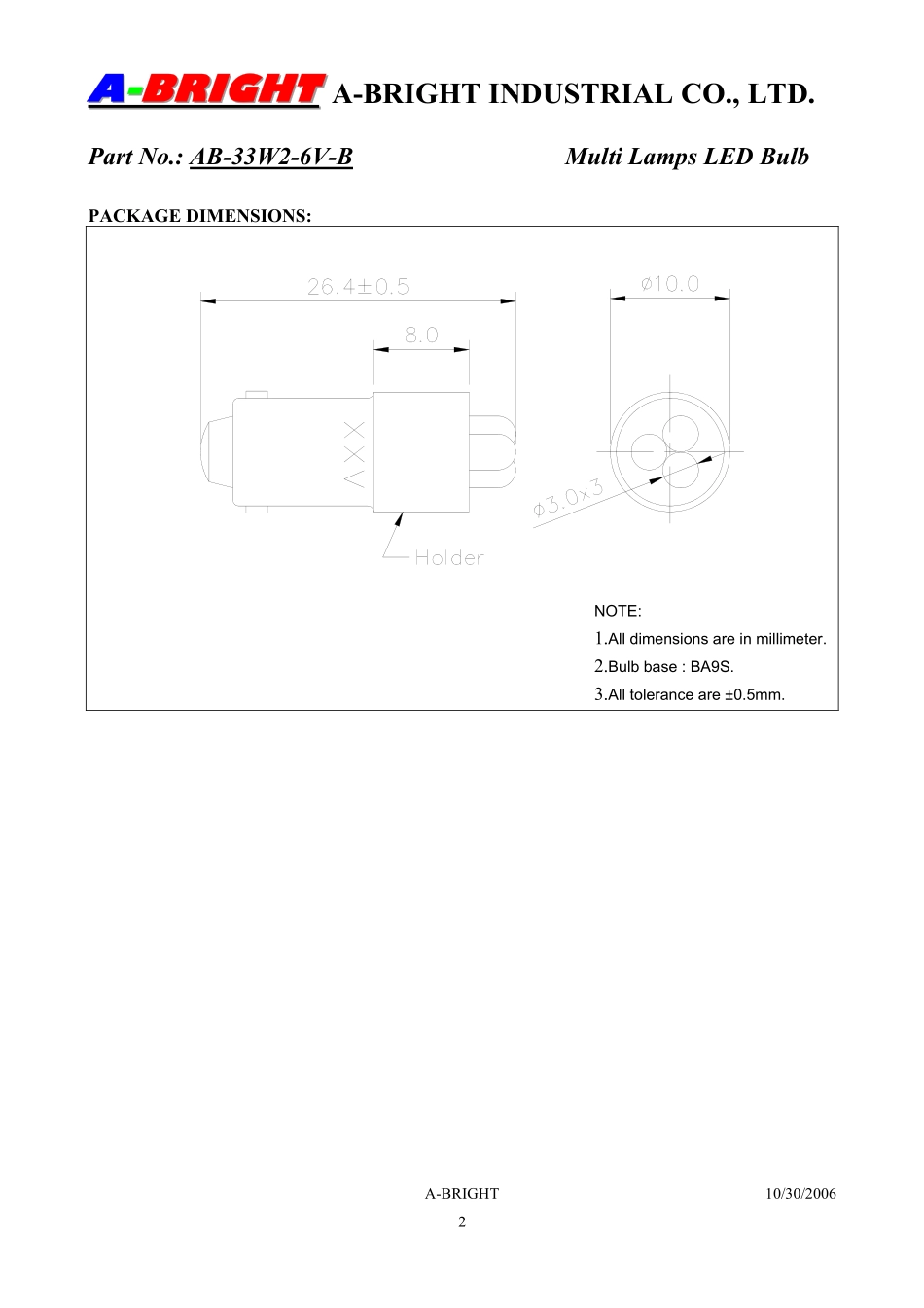 AB-33W2-6V-B (A-BRIGHT).pdf_第2页