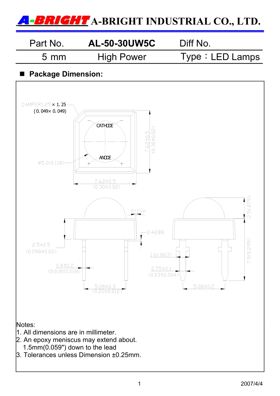 AL-50-30UW5C (A-BRIGHT).pdf_第1页