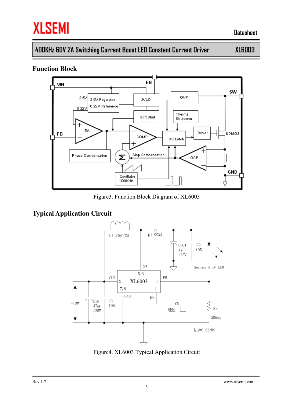 IC封装资料_电源管理芯片_XL6003.pdf_第3页