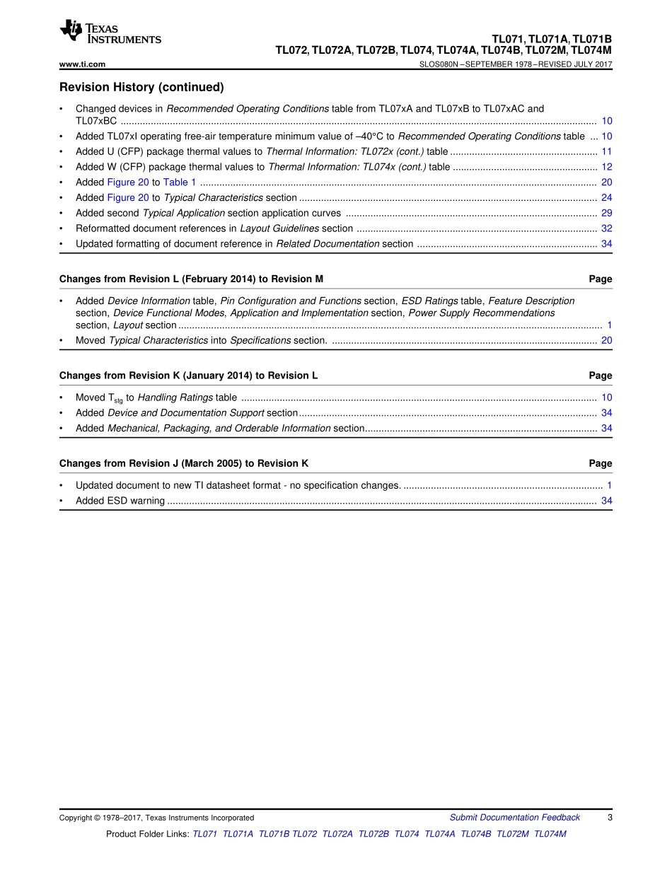 IC封装资料_运算放大器_TL074CDRG4.pdf_第3页