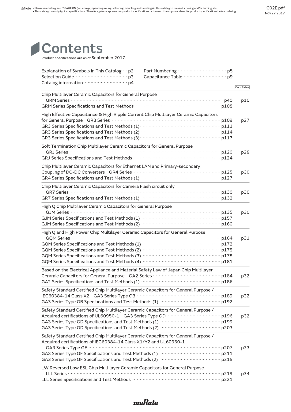 IC封装资料_电容_GRM31C5C1H104JA01L.pdf_第2页