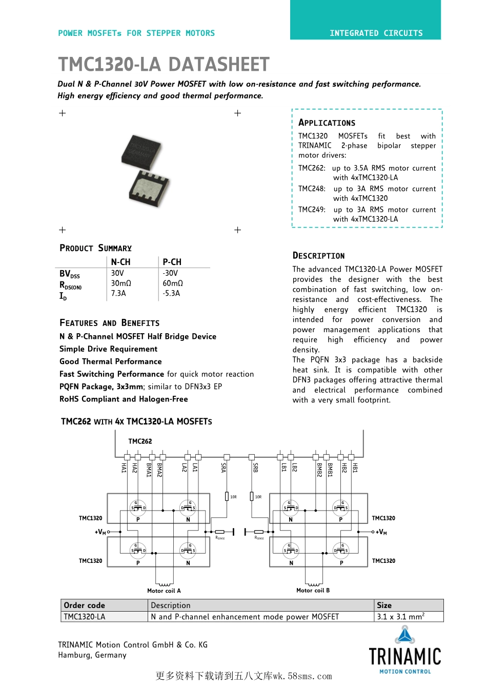 IC封装资料_三极管_TMC1320-LA.pdf_第1页