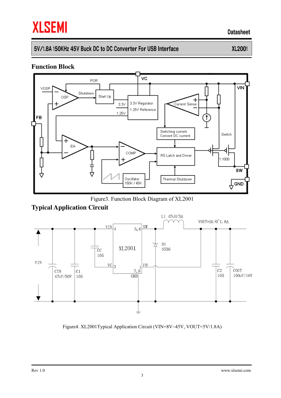 IC封装资料_电源管理芯片_XL2001.pdf_第3页