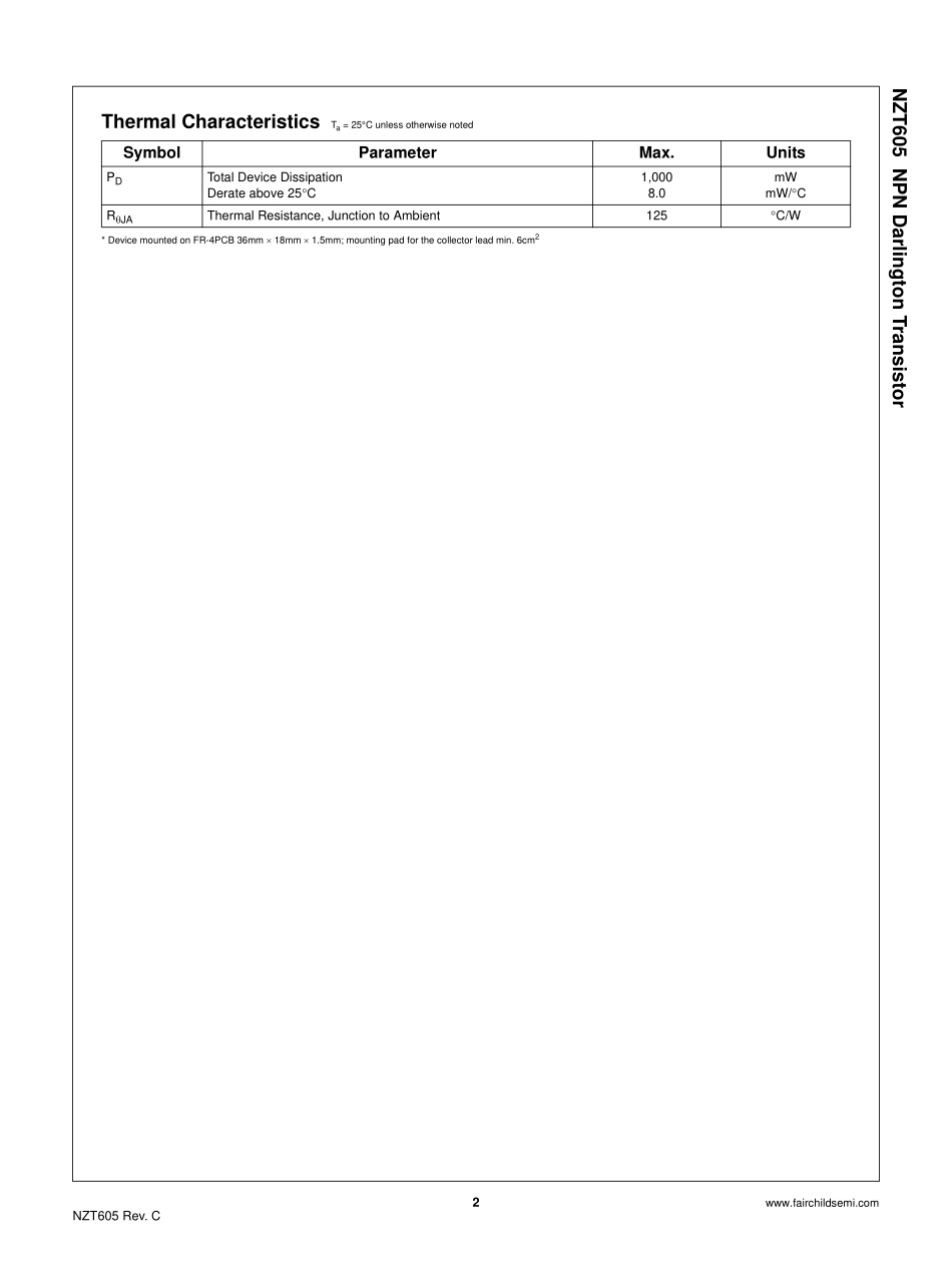 IC封装资料_三极管_NZT605.pdf_第3页