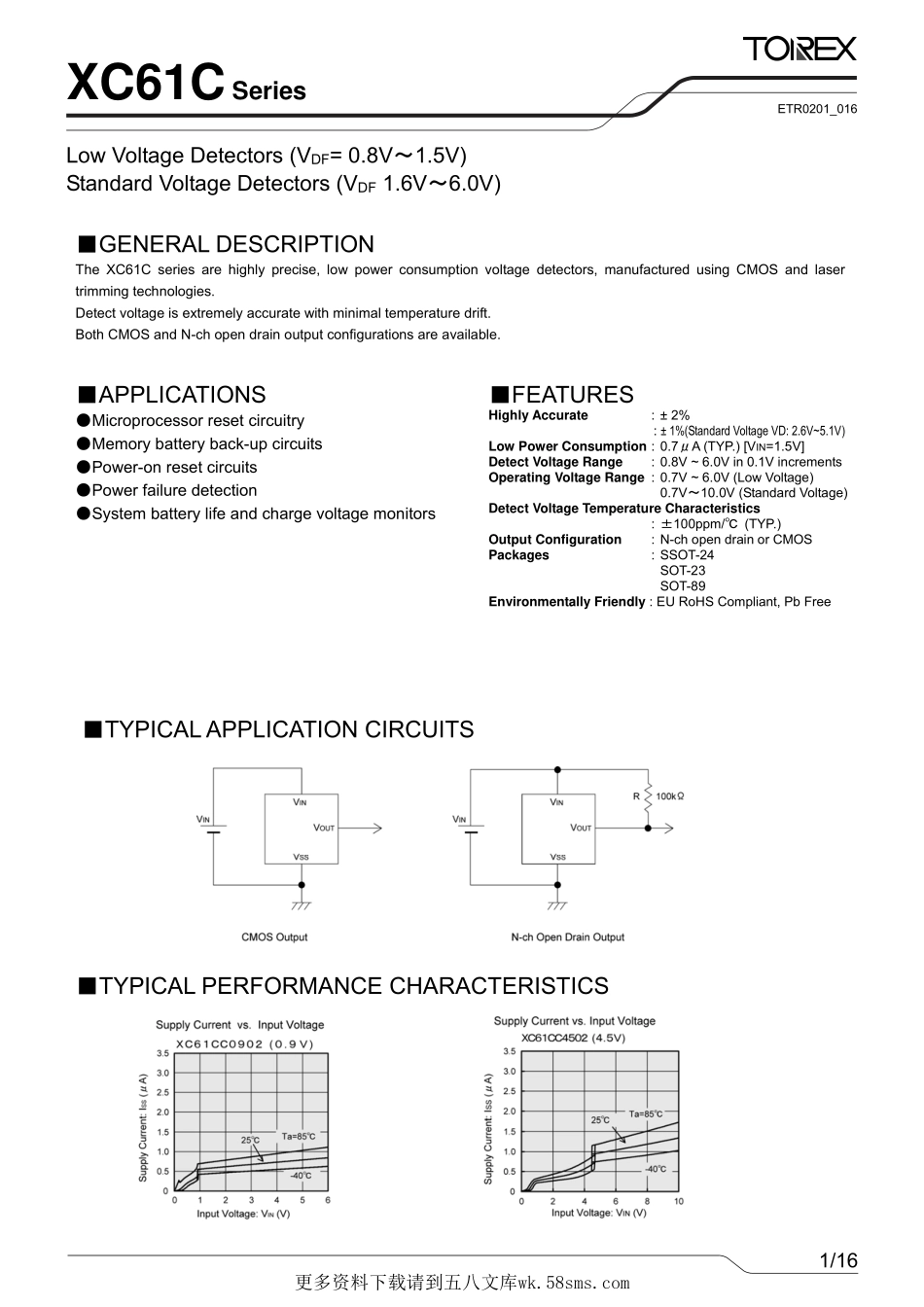 IC封装资料_电源管理芯片_XC61CN2502MR-G.pdf_第1页