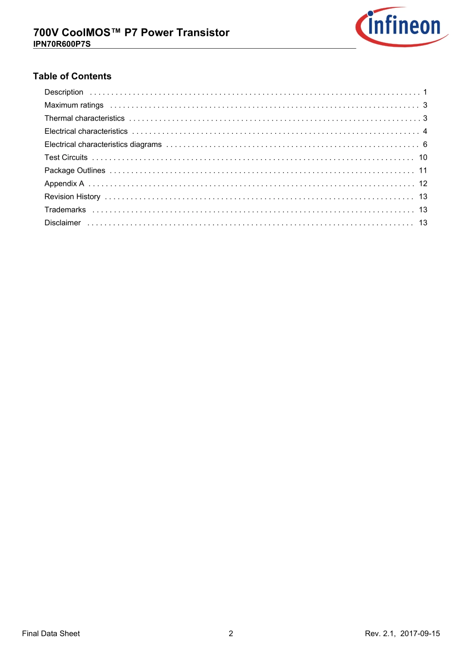 IC封装资料_三极管_IPN70R600P7SATMA1.pdf_第2页