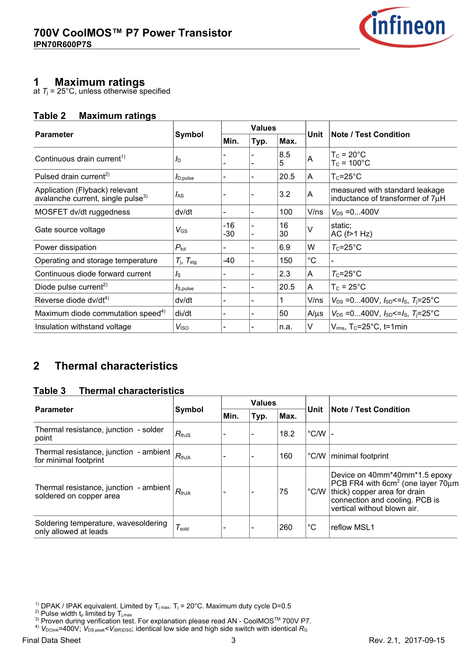 IC封装资料_三极管_IPN70R600P7SATMA1.pdf_第3页