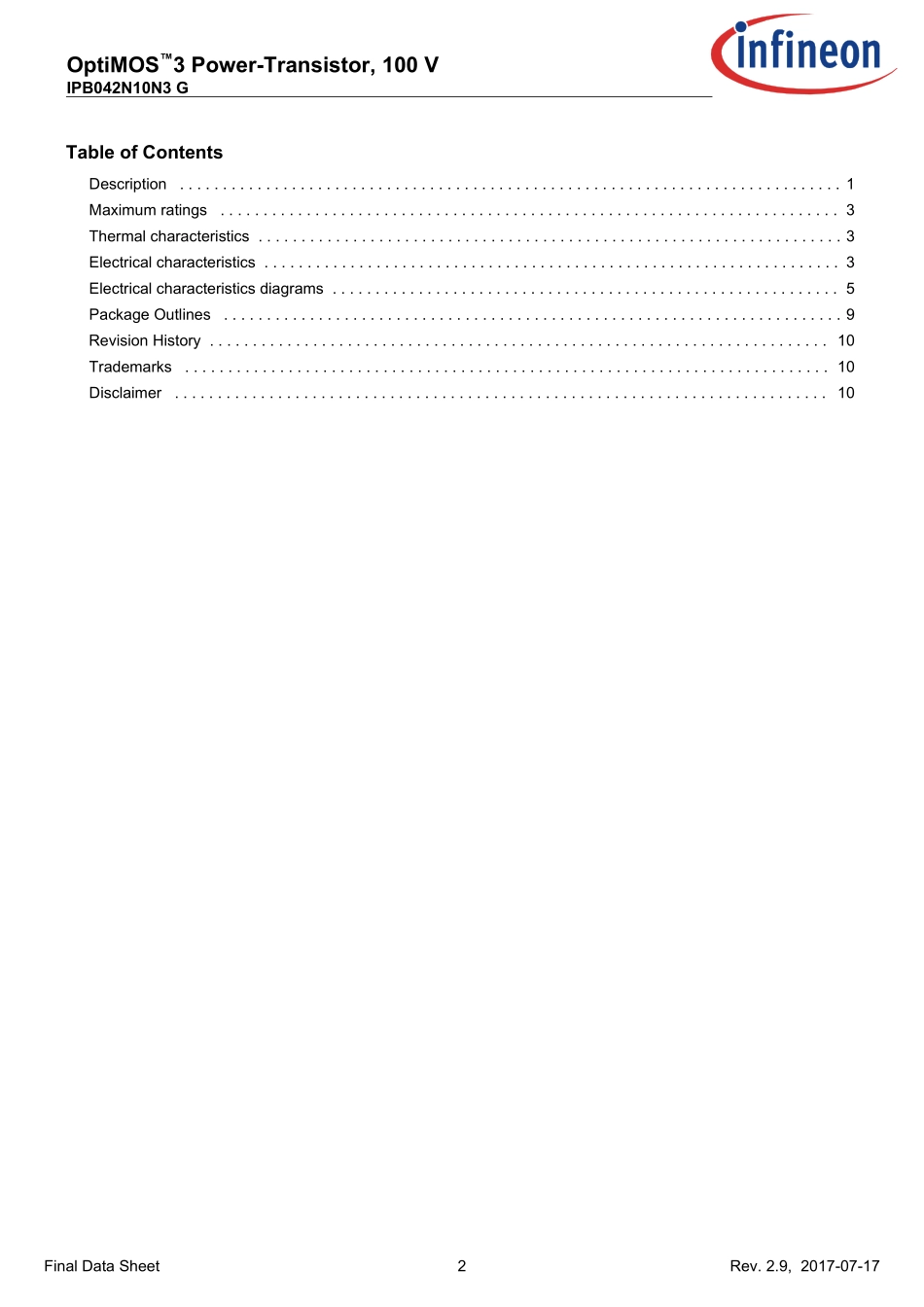 IC封装资料_三极管_IPB042N10N3GATMA1.pdf_第2页