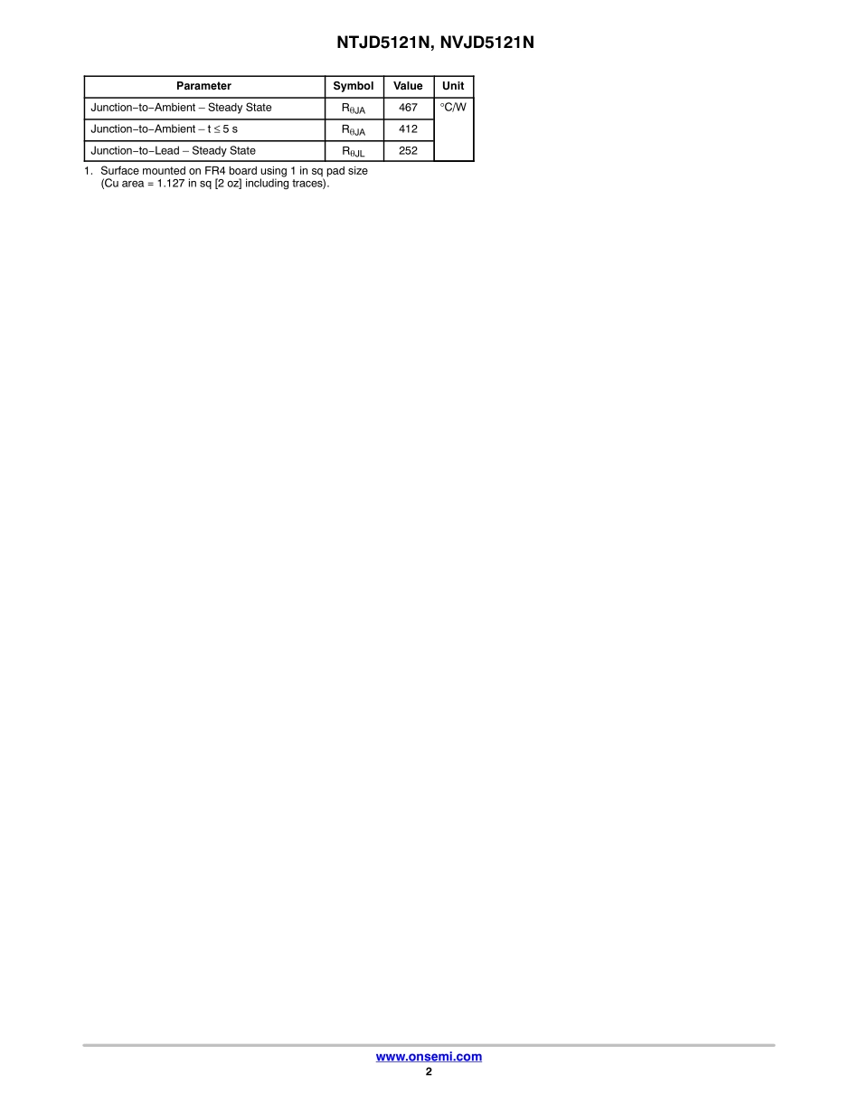IC封装资料_三极管_DMN63D8LDW-7.pdf_第2页