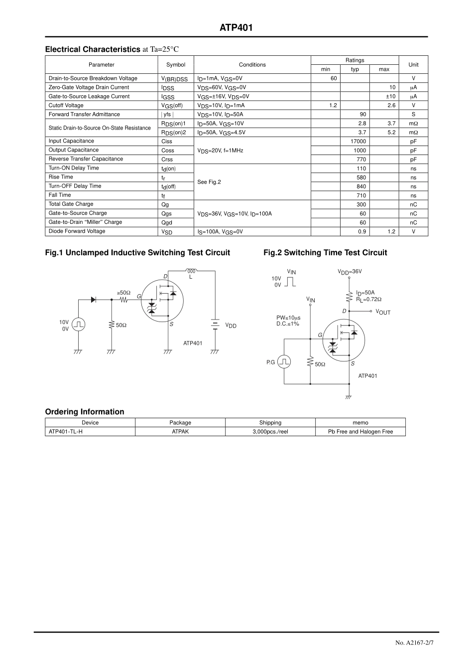 IC封装资料_三极管_ATP401-TL-H.pdf_第2页