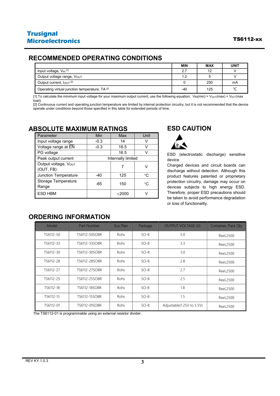 IC封装资料_电源管理芯片_TS6112-33.pdf_第3页