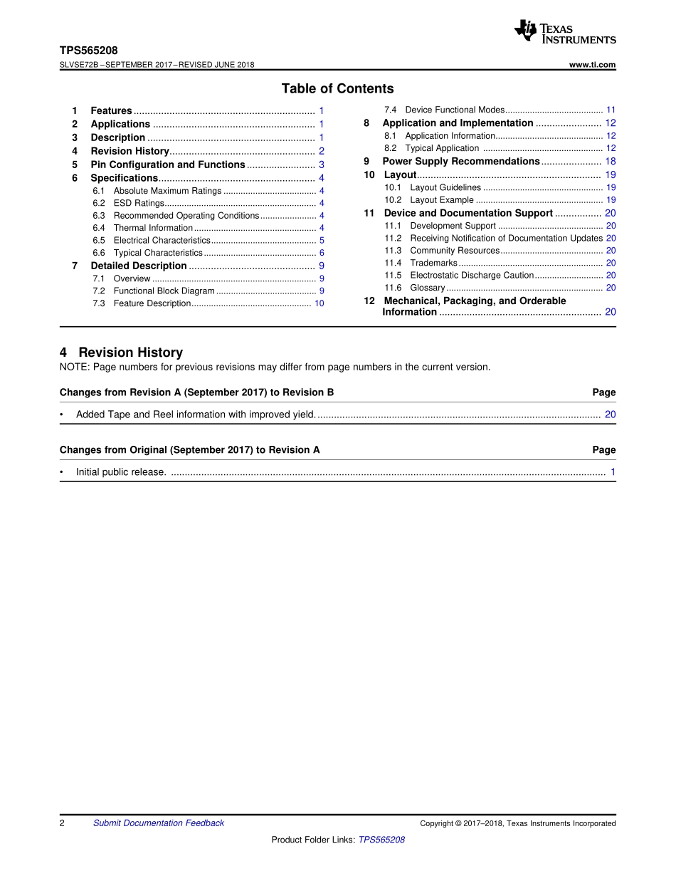 IC封装资料_电源管理芯片_TPS565208DDCR.pdf_第2页